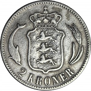 Dania, 2 korony 1875