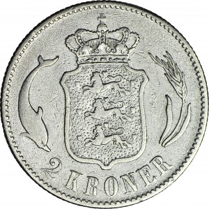 Dania, 2 korony 1876
