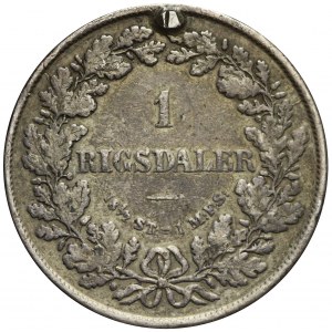 Dania, Fryderyk VII, 1 Rigsdaler 1855