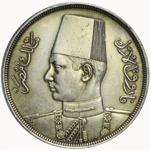 Egipt, Faruk I, 20 piastrów AH1358 (1939)