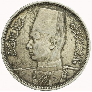 Egipt, Faruk I, 10 piastrów AH1358 (1939)