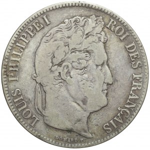 Francja, Ludwik Filip I, 5 franków 1840