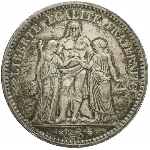 Francja, Republika, 5 franków 1873