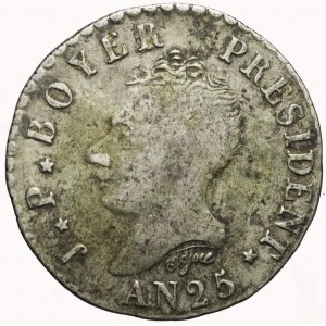 Haiti, 50 centimes 1828 (AN25)