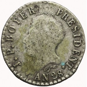 Haiti, 50 centimes 1831 (AN28)