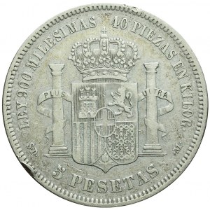 Hiszpania, Amadeo I, 5 peset 1870