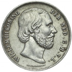 Niderlandy, Wilhelm III, 2 1/2 guldena 1858