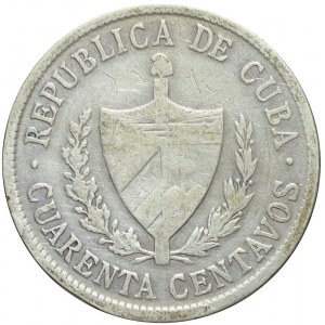 Kuba, 40 centów 1920