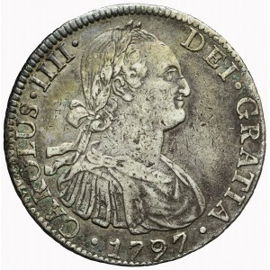 Meksyk, Carlos IV, 8 reali 1797