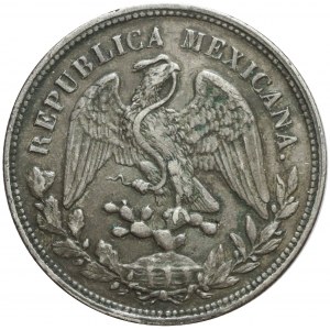Meksyk, 1 peso 1905, Culiacán, rzadkie