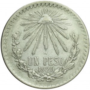 Meksyk, 1 peso 1920