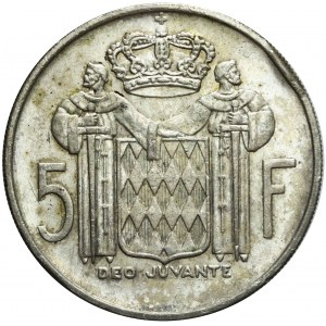 Monako, Rainier III, 5 franków 1960