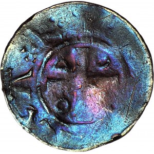 Otto i Adelajda 983-1002, denar z kapliczką