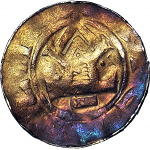 Otto i Adelajda 983-1002, denar z kapliczką