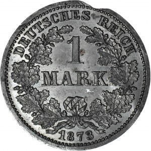 RRR-, Niemcy, 1 Marka 1873 PRÓBA