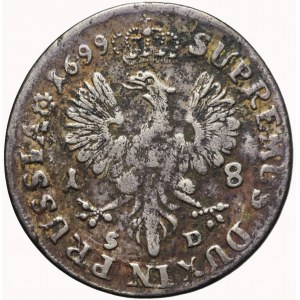 Niemcy, Brandenburgia-Prusy, Fryderyk III, Ort 1699 SD, Królewiec