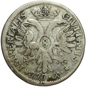 Niemcy, Lubeka, 8 szylingów 1728