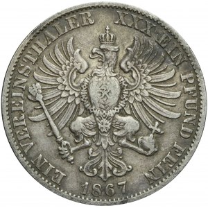 Niemcy, Prusy, Wilhelm I, Talar 1867, Berlin