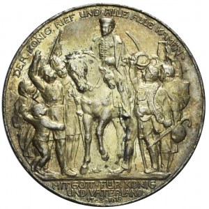Niemcy, Cesarstwo, 3 marki 1913, Bitwa Narodów
