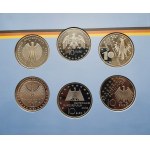 Niemcy, Zestaw sześciu srebrnych monet okolicznościowych 10 Euro z 2003 r