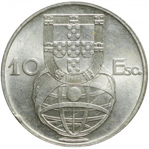 Portugalia, 10 escudo 1954, mennicze
