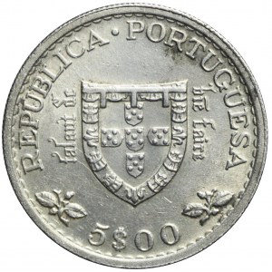 Portugalia, 5 escudos 1960, Henryk Żeglarz