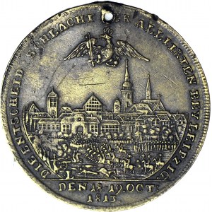 Medal/żeton bitwa pod Lipskiem 1813, Diakow R1