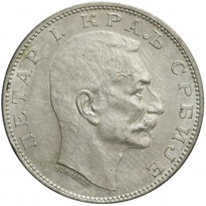 Serbia, Piotr I, 2 dinary 1904, mennicze