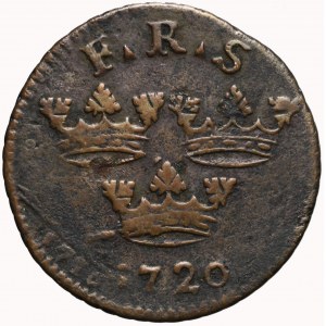 Szwecja, Fryderyk I, 1/2 öre 1720, Stockholm