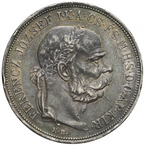 Węgry, Franciszek Józef, 5 koron 1900, Kremnica