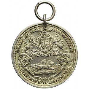 Wielka Brytania, Medal Koronacyjny Edwarda VII, 1902, piękny