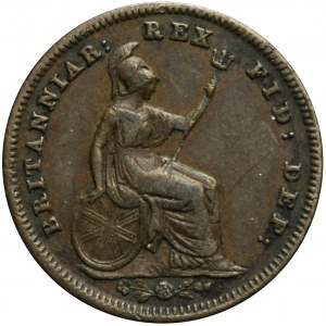Wielka Brytania, Malta, William IV, 1/3 Farthing 1835
