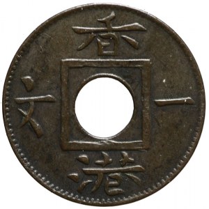 Wielka Brytania, Hong Kong, Królowa Victoria, 1 mil 1865
