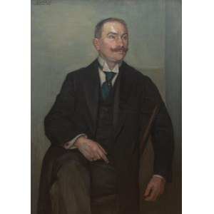 Henryk Berlewi (1894 Warszawa - 1967 Paryż), Portret gdańskiego kupca Artura Kleina, 1917