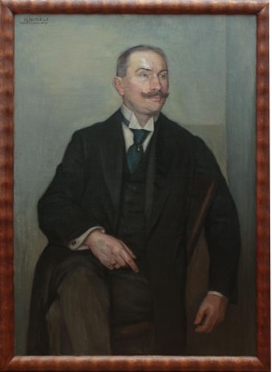 Henryk Berlewi (1894 Warszawa - 1967 Paryż), Portret gdańskiego kupca Artura Kleina, 1917