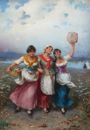 Francesco Peluso (1886 Neapol - po 1916), Wesołe dziewczęta