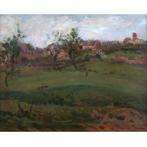 Richard Schreiber (1904 Zabrze - 1963 Dusseldorf), Wiosenny krajobraz