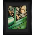 Tamara Łempicka, Autoportret w zielonym Bugatti, 1932/1991
