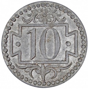 10 fenigów 1920 mała cyfra