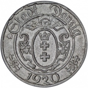 10 pfennig 1920 small number 