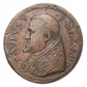 Watykan Paweł V medal wizyta ambasadora Kongo 1608