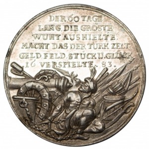 Niemcy Hrabia von Starhemberg Medal Oblężenie Wiednia 1683