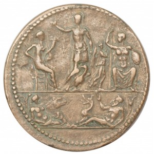 Florence medal Homer XVI century