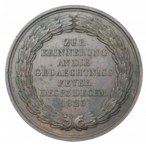 Niemcy Aleksander I medal żałobny 1825