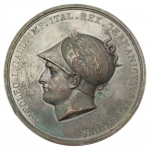 Francja Napoleon medal zajęcie Wiednia i Bratysławy 1805