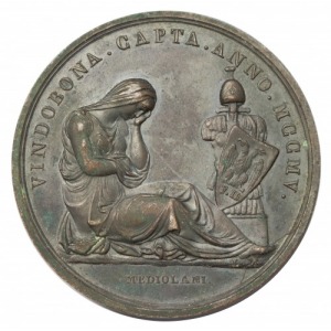 Francja Napoleon medal zajęcie Wiednia i Bratysławy 1805