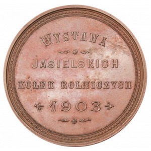 Poland medal Exhibition of Jasielsk Agricultural Societies 1903