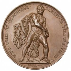 Poland patriotic medal by Barre 1832