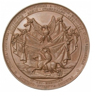  Polska medal patriotyczny autorstwa Barre’a 1832 r.