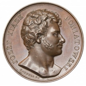 Poland medal prince Józef Poniatowski 1813